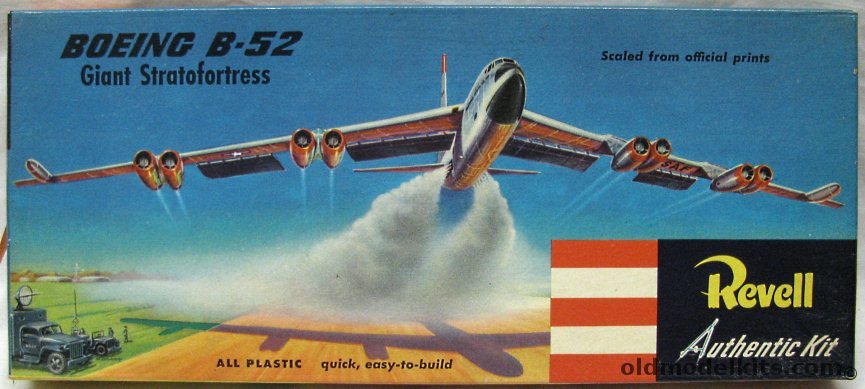 Revell 1/175 Boeing B-52 Giant Stratofortress - Pre 'S' Kit 'Short' Box 1st Issue, H207-98 plastic model kit